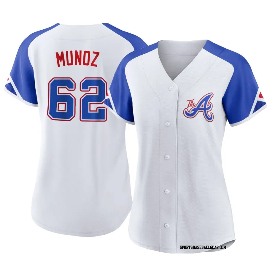 Rolddy Munoz Women's Atlanta Braves White Authentic 2023 City Connect Jersey