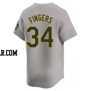 Rollie Fingers Men's Oakland Athletics Gray Limited Away Jersey