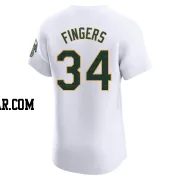 Rollie Fingers Men's Oakland Athletics White Elite Home Jersey