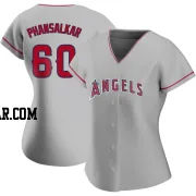 Roman Phansalkar Women's Los Angeles Angels Authentic Silver Road Jersey