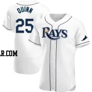 Roman Quinn Men's Tampa Bay Rays White Authentic Home Jersey