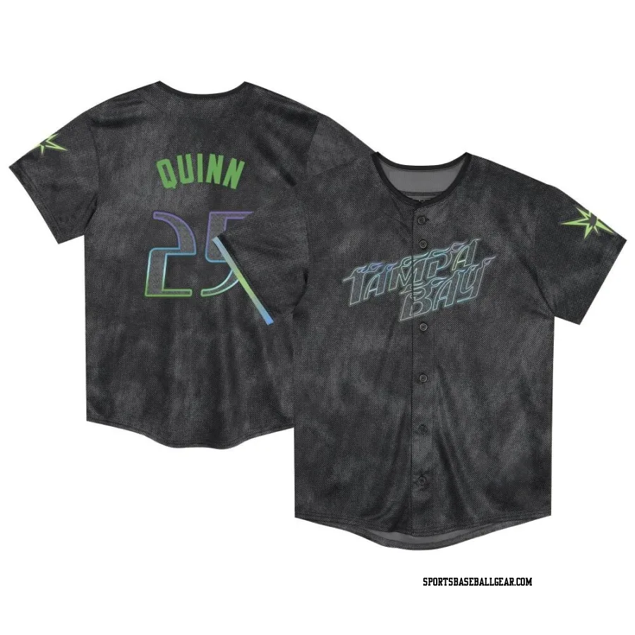 Roman Quinn Toddler Tampa Bay Rays Charcoal Limited 2024 City Connect Jersey