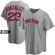 Romy Gonzalez Men's Boston Red Sox Gray Replica Road Jersey