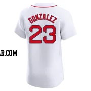 Romy Gonzalez Men's Boston Red Sox White Elite Home Jersey