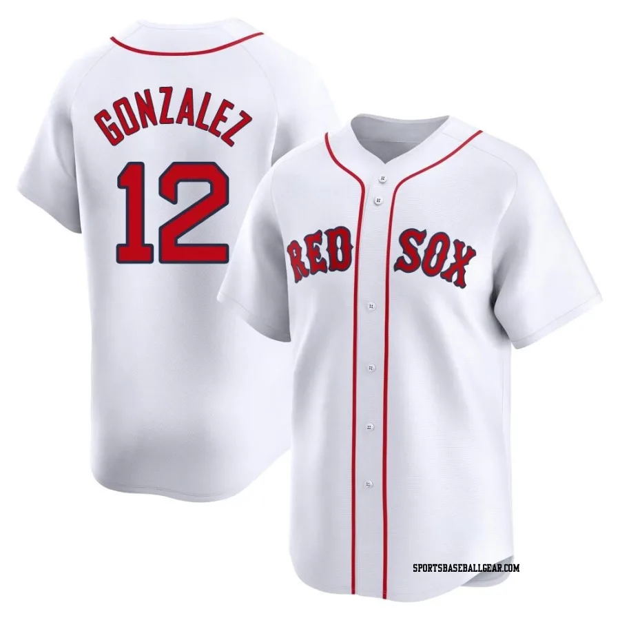 Romy Gonzalez Men's Boston Red Sox White Limited Home Jersey