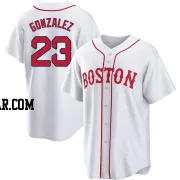 Romy Gonzalez Men's Boston Red Sox White Replica 2021 Patriots' Day Jersey