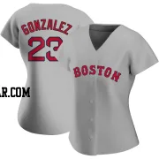 Romy Gonzalez Women's Boston Red Sox Gray Replica Road Jersey