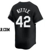 Ron Kittle Men's Chicago White Sox Black Limited Alternate Jersey