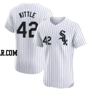 Ron Kittle Men's Chicago White Sox White Elite Home Jersey