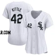 Ron Kittle Women's Chicago White Sox White Limited Home Jersey