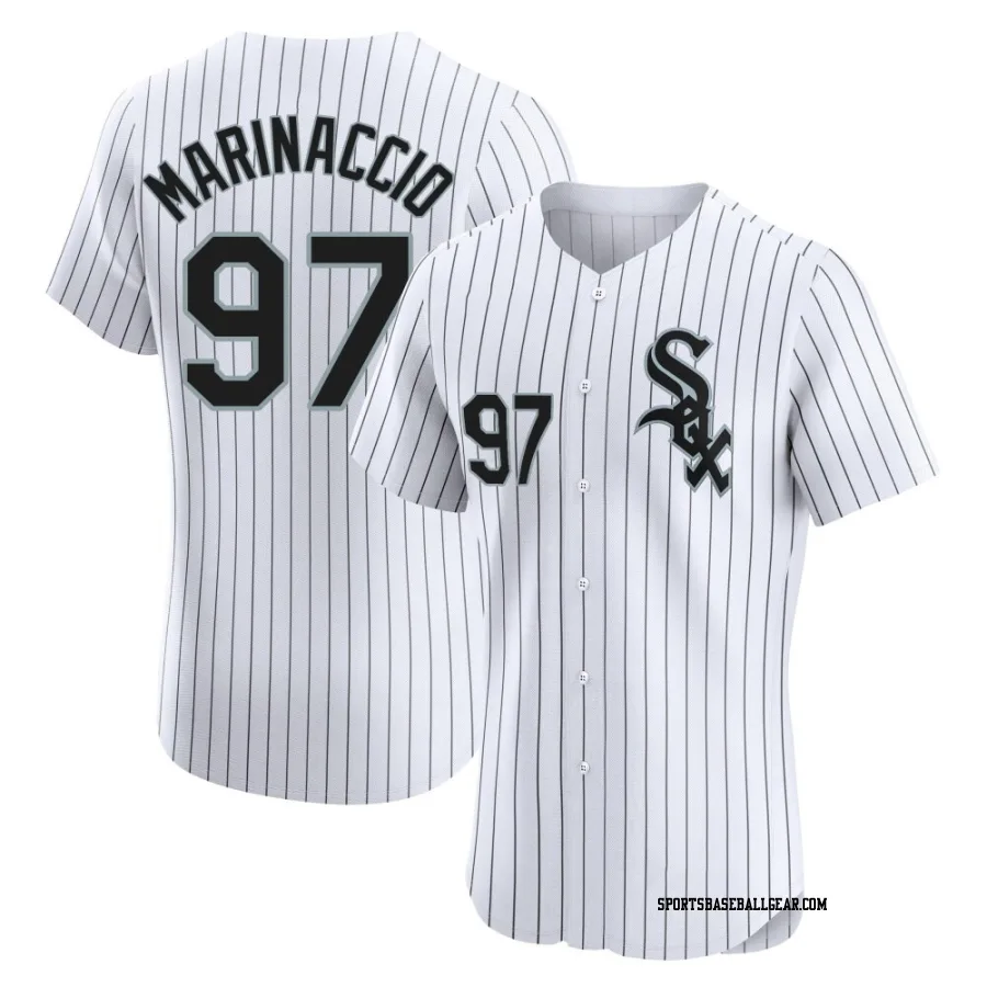 Ron Marinaccio Men's Chicago White Sox White Elite Home Jersey