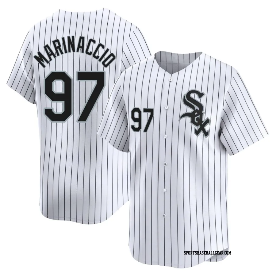 Ron Marinaccio Men's Chicago White Sox White Limited Home Jersey