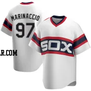 Ron Marinaccio Men's Chicago White Sox White Replica Cooperstown Collection Jersey