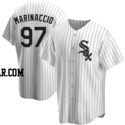 Ron Marinaccio Men's Chicago White Sox White Replica Home Jersey