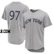 Ron Marinaccio Men's New York Yankees Gray Authentic 2021 Field of Dreams Jersey