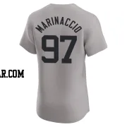 Ron Marinaccio Men's New York Yankees Gray Elite Road Jersey