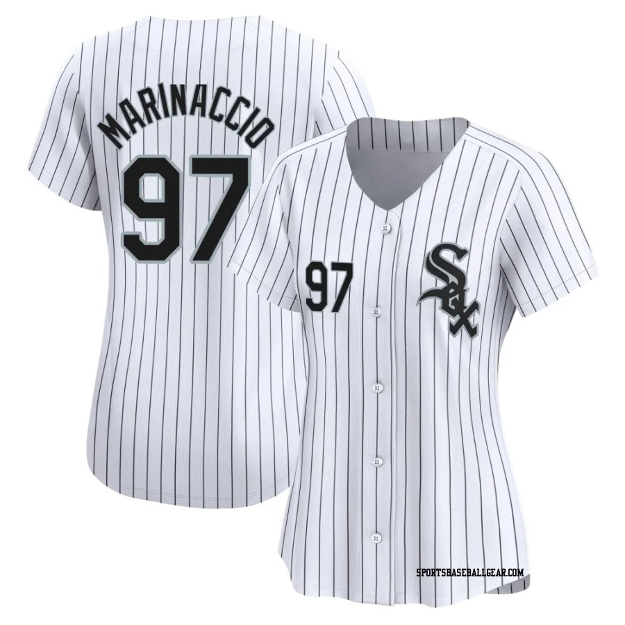 Ron Marinaccio Women's Chicago White Sox White Limited Home Jersey