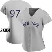 Ron Marinaccio Women's New York Yankees Gray Authentic 2021 Field of Dreams Jersey