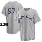 Ron Marinaccio Youth New York Yankees Gray Replica 2021 Field of Dreams Jersey