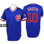 Ron Santo Men's Chicago Cubs Blue Replica Throwback Jersey