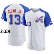 Ronald Acuna Jr. Men's Atlanta Braves White Authentic 2023 City Connect Jersey