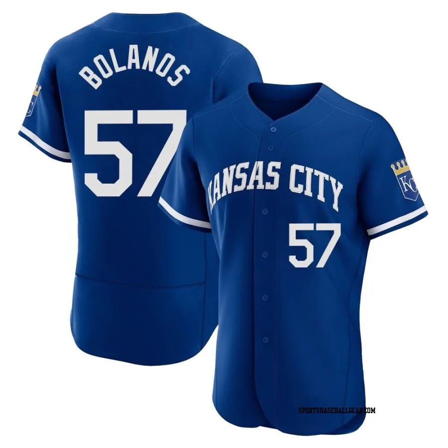 Ronald Bolanos Men's Kansas City Royals Royal Authentic 2022 Alternate Jersey