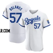 Ronald Bolanos Men's Kansas City Royals White Authentic 2022 Home Jersey