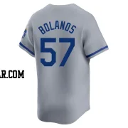 Ronald Bolanos Youth Kansas City Royals Gray Limited Away Jersey