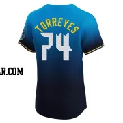 Ronald Torreyes Men's Philadelphia Phillies Blue Elite 2024 City Connect Jersey