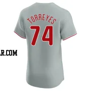 Ronald Torreyes Men's Philadelphia Phillies Gray Elite Road Jersey