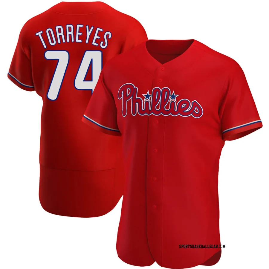 Ronald Torreyes Men's Philadelphia Phillies Red Authentic Alternate Jersey