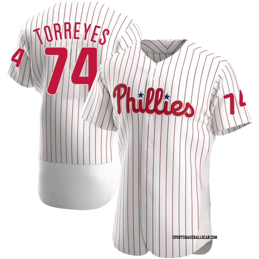 Ronald Torreyes Men's Philadelphia Phillies White Authentic Home Jersey