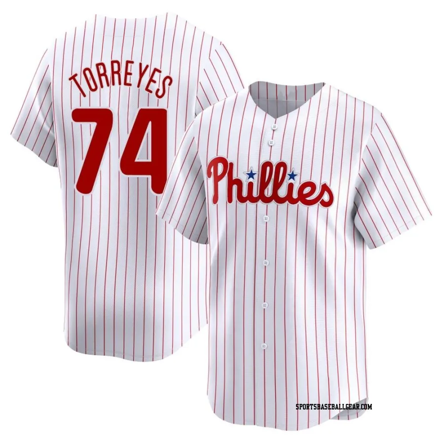 Ronald Torreyes Men's Philadelphia Phillies White Limited Home Jersey