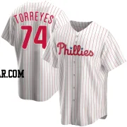 Ronald Torreyes Men's Philadelphia Phillies White Replica Home Jersey