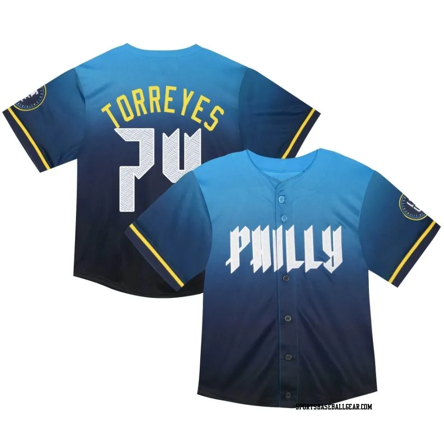 Ronald Torreyes Toddler Philadelphia Phillies Blue Limited 2024 City Connect Jersey