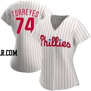 Ronald Torreyes Women's Philadelphia Phillies White Authentic Home Jersey