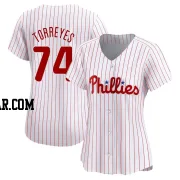 Ronald Torreyes Women's Philadelphia Phillies White Limited Home Jersey