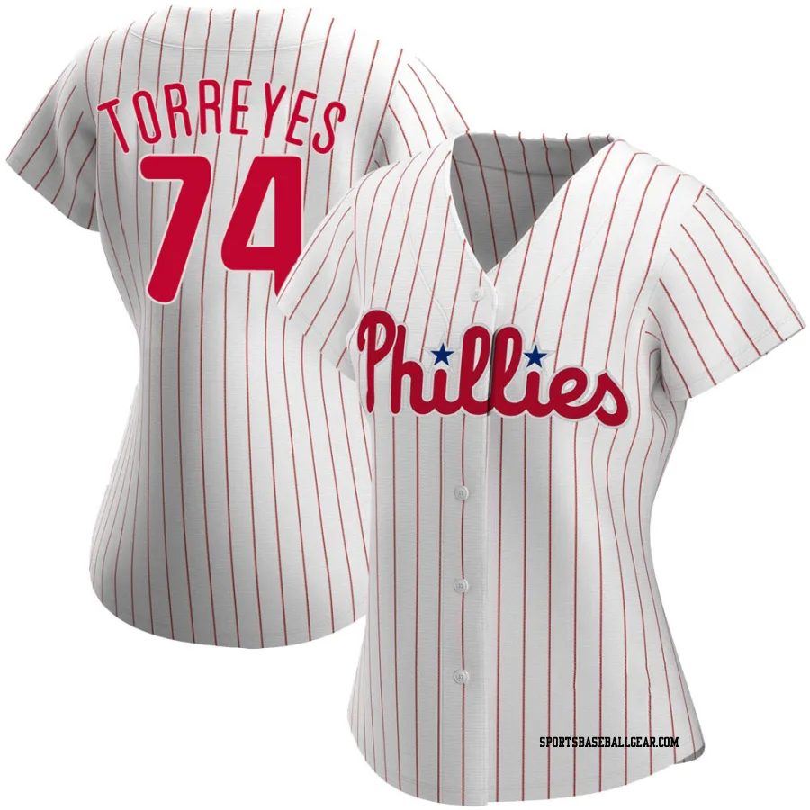 Ronald Torreyes Women's Philadelphia Phillies White Replica Home Jersey