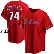 Ronald Torreyes Youth Philadelphia Phillies Red Replica Alternate Jersey