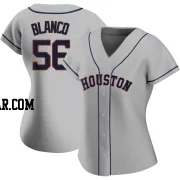 Ronel Blanco Women's Houston Astros Gray Authentic Road 2020 Jersey