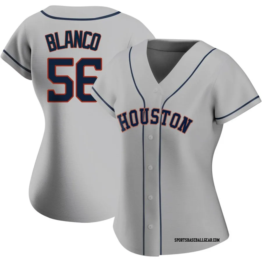 Ronel Blanco Women's Houston Astros Gray Authentic Road 2020 Jersey