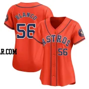 Ronel Blanco Women's Houston Astros Orange Limited Alternate Jersey