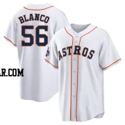 Ronel Blanco Youth Houston Astros White Replica 2022 World Series Champions Home Jersey