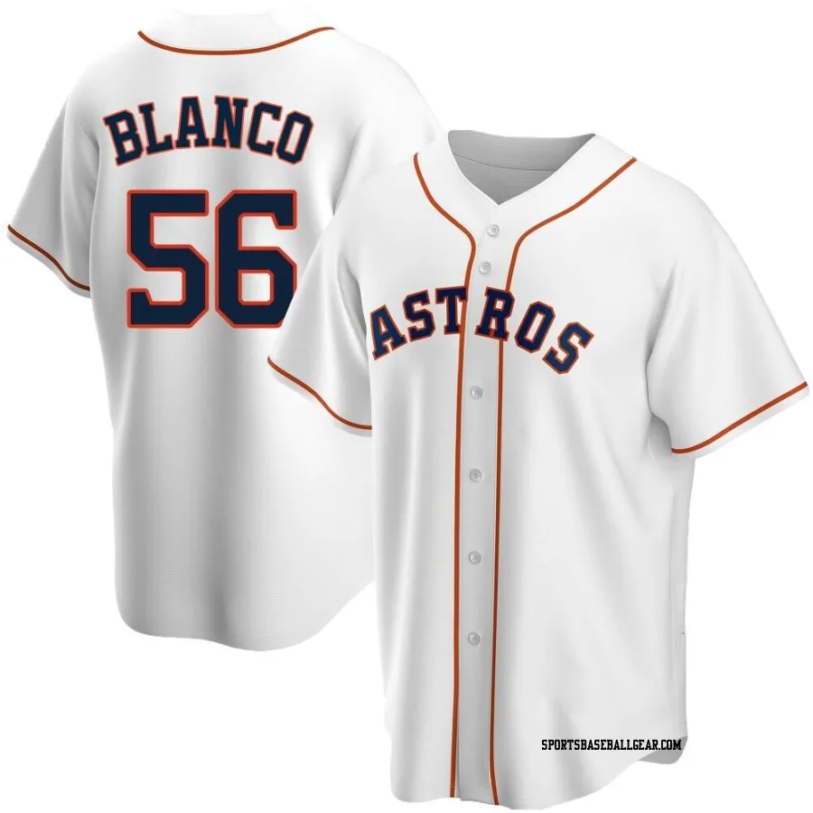 Ronel Blanco Youth Houston Astros White Replica Home Jersey