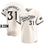 Ronny Henriquez Men's Minnesota Twins Cream Limited Alternate Jersey