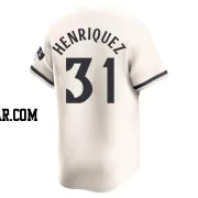 Ronny Henriquez Men's Minnesota Twins Cream Limited Alternate Jersey