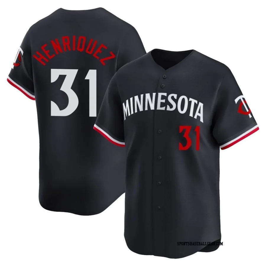 Ronny Henriquez Men's Minnesota Twins Navy Limited Alternate Jersey