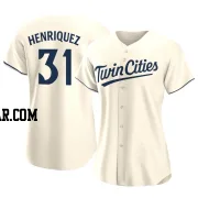 Ronny Henriquez Women's Minnesota Twins Cream Authentic Alternate Jersey