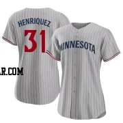 Ronny Henriquez Women's Minnesota Twins Gray Authentic Road Jersey