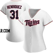 Ronny Henriquez Women's Minnesota Twins White Authentic Home Jersey